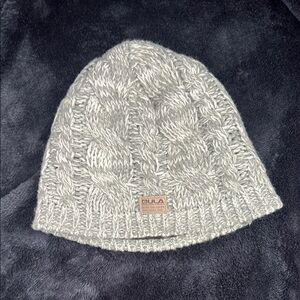 Bula Gray Knit Beanie